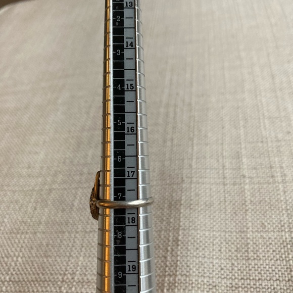 Russian vintage fligree hand painted on porcelain-finift enamel-ring, size 7-7,5 - Picture 7 of 11